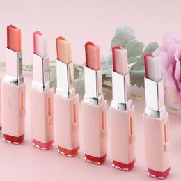 Lip Gloss 1pc Waterproof Double Color V Shape Gradient Lipstick Moisturizing Long Lasting ToolsLip
