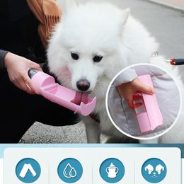 Portable Pet Dog Water Bottle For Dogs Cats Travel Puppy Leakageproof Drinking Bowl Outdoor Y200917