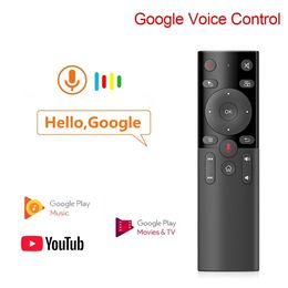 H17 2.4G Wireless Air Mouse Gyro Voice Remote Controlers Sensing Universal Mini Keyboard Control For X96 H96 T95 TX6 KM6 Android TV Box