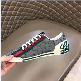 Luxury Men Vintage Low-top Printed Sneaker Designer Mesh slip-on Running Casual Shoes Lady Fashion Mixed Breathable Trainers mhjads006
