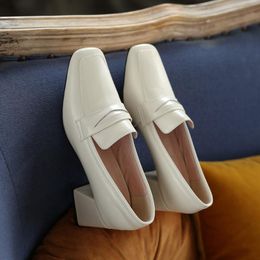 Sandals Women Pumps Big Size 43 Casual High Heels Ladies Career Work Shoes Slip On Dress Female Muller ShoesSandals
