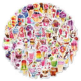 100 pcs graffiti water bottle Stickers ice cream delicacies For Skateboard Car Laptop Pad Kids Bicycle Motorcycle Helmet Decor Guitar PS4 Phone Decal Pvc Sticker