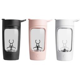 protein drink shaker Canada - Blender 650ml Electric Protein Shaker Cup Auto Shake Mixer Drink Bottle Gym Powder Juicer Coffee Mixing Mug