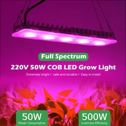 LED Grow Light 50w for plant Growth lamp lights AC85-265V plants indoor hydroponics tent 5pcs/1lot