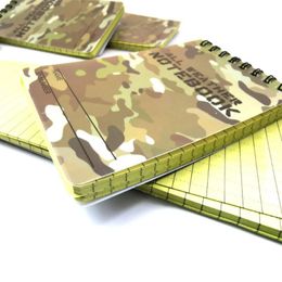 Notepads 1 Pieces Camouflage Printing Note Book Paper Waterproof Writing In Rain Tactical Notebook All Weather Outdoors