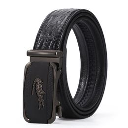 Belts Automatic Buckle Cummerbunds Cinturon Hombre Men Belt Male Leather Strap For MenBelts