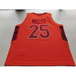 Chen37 Mia da basket personalizzato uomini giovani donne Virginia Tech Hokies 25 Justyn Mutts High School Dimensioni di ritorno S-2xl o qualsiasi nome e maglie numeriche