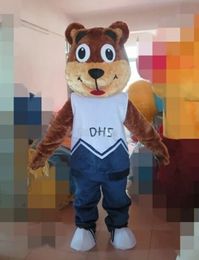 Halloween Bear Mascot Costume Cartoon Outfits Party Dress Clothing Carnival Adults Furry Suit
