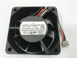 Freight free original NMB FAN 6025 2410ml-04w-b56 dc12v0.26a 4-wire cooling fan