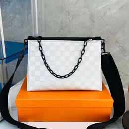 Plaid pattern Crossbody Bags Handbag Shoulder Messenger Bag super cool square handbag with Mini coin Purse Embossed Letters Adjustable Strap