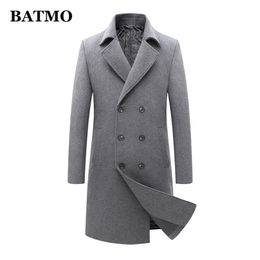 BATMO arrival winter high quality wool trench coat menmen's wool casual jacketsplus-size M-3XL 1721 201222