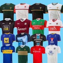 Camisa de futebol Kilkenny Wexford GAA 2021 2022 2023 Offaly Tyrone Remastered Comemoração camisa de futebol do aniversário de 1961 Tipperary