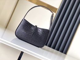 Womens cowhide crocodile print fashion bag for women Clutch Bags Ladies Series Thread Shoulder Bag Handbags Purse