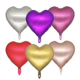 Romantic 18 Inches Love Heart foil balloon Wedding Decoration Valentines Day Birthday Party Balloon decoration 668744837046