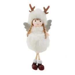 Christmas Decorations Lovely Hanging Pendant Girl Shape Fluffy Hat Decorative Holy Angel PendantChristmas