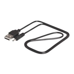 70cm USB Type A Male Port To DC 5V 2.0x0.6mm Plug Jack Power Cable Connector Cord