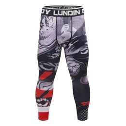 Men's Pants Custom Logo High Impact Work Out Fitess Gym Sports Leggings For Men 2022 Quick Dry DesignMen's