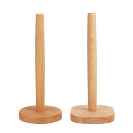 Hooks & Rails Japanese Living Room Cling Film Rack Beech Wood Paper Towel Kitchen Restaurant Storage Vertical Wooden Roll