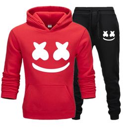 Men Clothing Set Sportswear 2020 Autumn New Hoodies Sweatshirts Sporting Sets Men s Tracksuits Two Piece Hoodies Pants Sets LJ201117