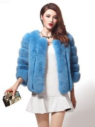 HJQJLJLS 2022 Winter Women Short Faux Fur Coat Female Luxury Quality Long Sleeve Fur Jackat Fuzzy Coat manteau fourrure T220716