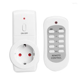 power outlet with switch Australia - Wireless Remote Control Power Outlet Light Switch Socket 1 EU Plug Controlers Loga22