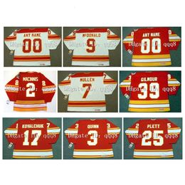 Vintage 1989 Stanley Cup Hockey Jersey 34 MIIKKA KIPRUSOFF 2 AL MacINNIS 12 JAROME IGINLA 9 LANNY 30 MIKE VERNON 14 THEOREN FLEURY