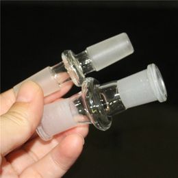 10 Styles Glass Adapter 7cm Hookah Bowl Adaptor 14mm-14mm Female 18-18mm Females 14-18mm male drop down adaptors for glass bong water pipe oil rig