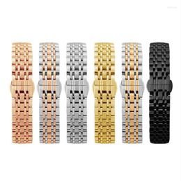Watch Bands Durable Metal Watchband For Nokia Withings STEEL HR Ticwatch E3 E 2 C2 Pebble LG SPORT Realme Anti-fall Wriststrap Hele22