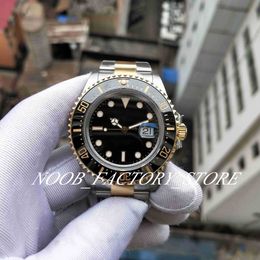 Men Size Watch Super BP Factory Version 126603 Automatic Movement Black Dial Two-tone Gold V2 Stainless Steel Strap Sapphire Glass 43mm Dive