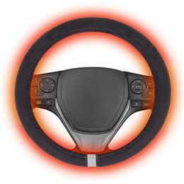 Steering Wheel Covers Rapid Heating Car Cover 12V Universal Winter Hand Warmer Electric Heater Pad AccessorieSteering