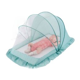 Household Sundries Cotton Bottomless Folding Crib Net Cover Newborn Anti-mosquito Nets Children Baby Kids Breathable Shading Anti-mosquito Covers LT0057