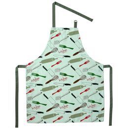 Cotton Apron with an Adjustable Neck & Visible Center Pocket with Long Ties for Women Men/ Chef 27.60"x31.50"