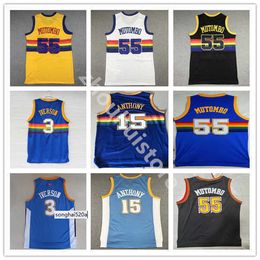 ikembe 55 Mutombo 1996-97 Jerseys Retro Basketball 2006-07 Allen 3 Iverson 2003-04 Carmelo 15 Anthony Stitched Mesh Top Q jerseys