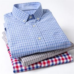 BOLUBAO Brand Men Business Plaid Shirt Multi Style Button Decoration Long Sleeve Shirts Evening Prom Dress Shirts Male 201124