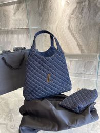 2022 Fashion Luxury Designer Pocket Basket Denim canvas Bag High Quality Women's Men Tote Crossbody Shopping Wallet Card Pockets Handbag Ladies Shoulder Bags