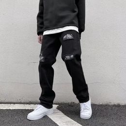 Descuento Jeans Rotos Negros Para Mujer 2022 en venta en DHgate.com