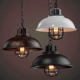 Pendant Lamps American Country Vintage Ceiling Lamp Industrial Style Lighting Retro Restaurant Cafe Bar Table Decorations Iron ChandelierPen