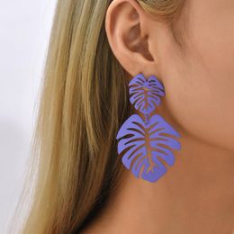 Dangle & Chandelier Hollow Big Butterfly Stud Earring For Women Metal Angel Wing Pendant Earrings 2022 Statement Jewellery Party GiftDangle