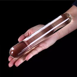 Glass Dildo Huge Glassware Penis Crystal Anal Plug sexy Toys for Women G spot Stimulator Big Men Masturbator