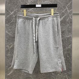 Men's Shorts Board Men Fashion Knee Length Jogger Track Pants Casual Summer Cotton Grey Navy Blue Sports TrousersMen's