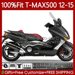 Injection mold Fairings For YAMAHA TMAX-500 MAX-500 T MAX500 Gloss color 12-15 Bodywork 113No.32 TMAX MAX 500 TMAX500 12 13 14 15 T-MAX500 2012 2013 2014 2015 OEM Body
