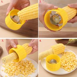 Sublimation Tool Corn Stripper Peeler Cob Cutter Thresher Corns Strippers Fruit Vegetable Tools Cooking Tooles Kitchen Accessories Cob Remover