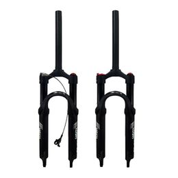 Bike Forks Pasak Mtb Suspension Fork 20 Inch Disc Brake Matte Black Air Absorb Dropout 100mm QR 9mm Steering 28.6mm Lockout Remote