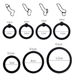 Reusable Cock Ring Penis Rings for Men Foreskin Corrector Soft Silicone Delay Ejaculation Time Lasting Adult sexyy Toys