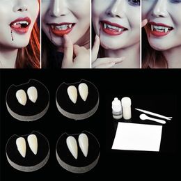 Halloween Decoration Teeth Dentures Prop Zombie Devil Fangs Tooth With Dental Gum Costume Props Party Supplies 220815