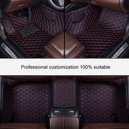 car floor mats for Mercedes Benz W203 W210 W211 AMG W204 A B C E S CLASS CLS CLK CLA SLK GLA GLC GLS A20 Foot mat H220415