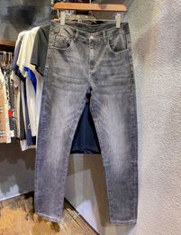 Дизайнерские джинсы мужская джинсовая вышиваемая брюки модные отверстия штаны US Size 28-38 Hip Hop Old Zipper Pant S для мужчин и женщин Z1