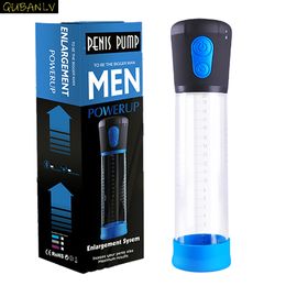 Automatic penis enlargement pump extender device vacuum male erection