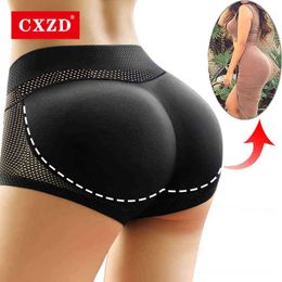 Women Shapers Sponge Padded Butt Lifter Abundant Lady Pants Push Up Hip Enhancer Padded Panties and Briefs Underwear Y220411