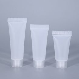 Frascos macios cosméticos translúcidos de 5ml-100ml das garrafas de embalagem da mangueira de embalagem da pomada farmacêutica e do rebentamento